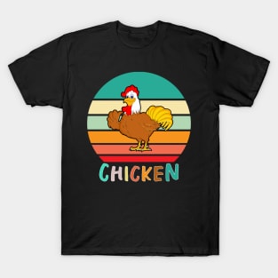 Vintage Retro Chicken T-Shirt